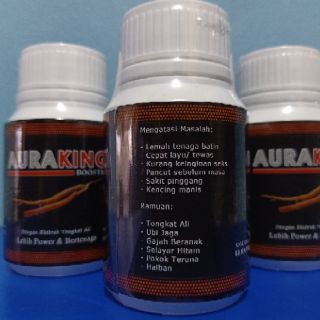 AURA KING BOOSTER herba tradisional (60 kapsul)  Shopee 