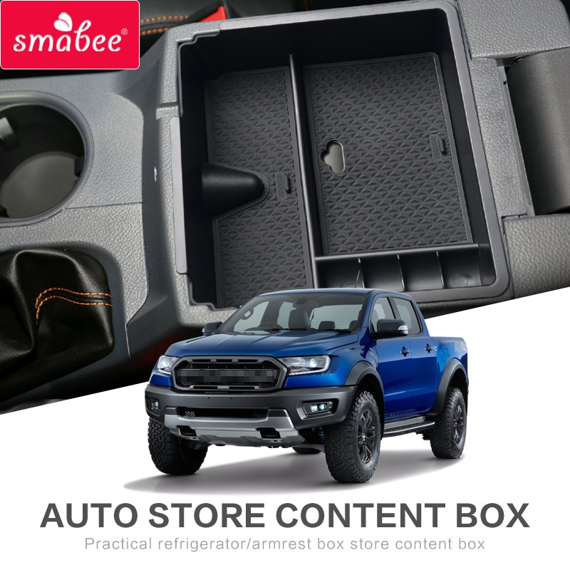 Armrest Box For Ford Ranger 2015 2018 Interior Accessories Storage Shopee Malaysia