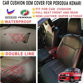 CAR CUSHION OEM COVER FOR PERODUA KENARI  Shopee Malaysia