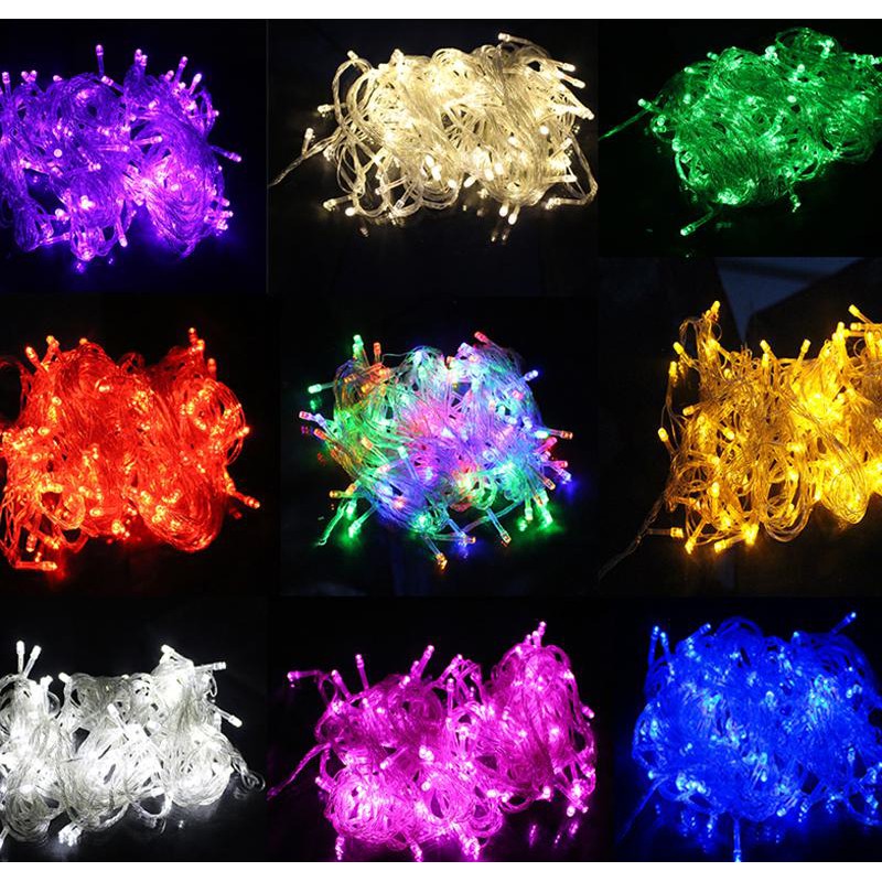 Led Light (10m/100Led) Fairy Light / Fairy Lights (Ready Stock Malaysia) Lampu Raya Lampu LED