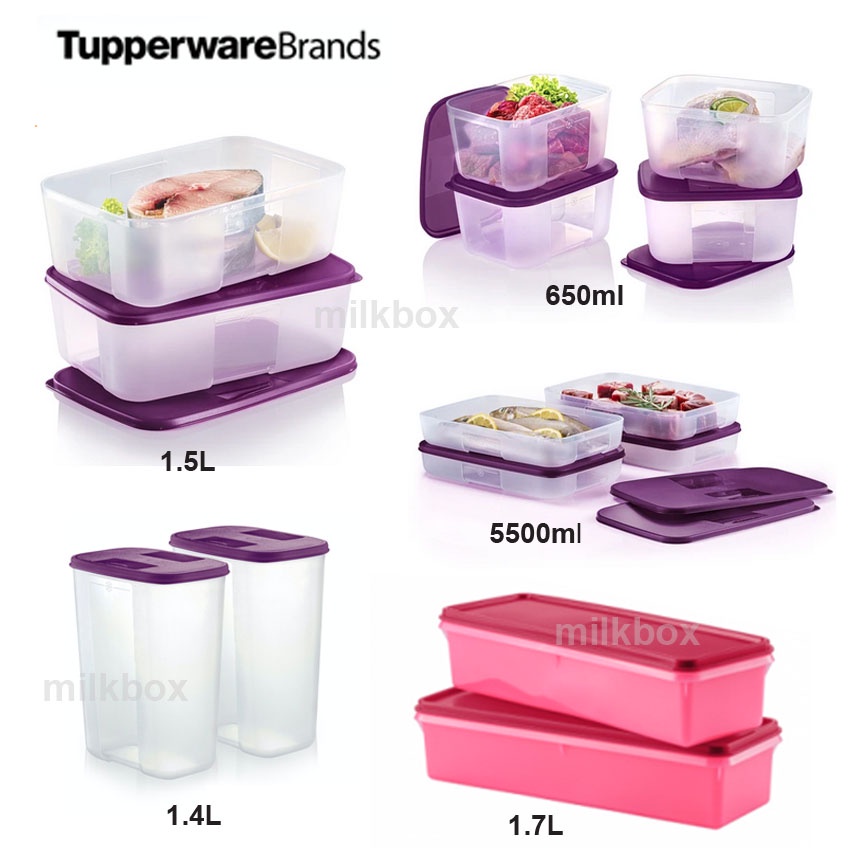 [Tupperware FreezerMate] Small (650ml) / Medium (550ml / 1.5L) / Slim Freezer Keeper (1.7L) / Large Deep Pocket (1.4L)