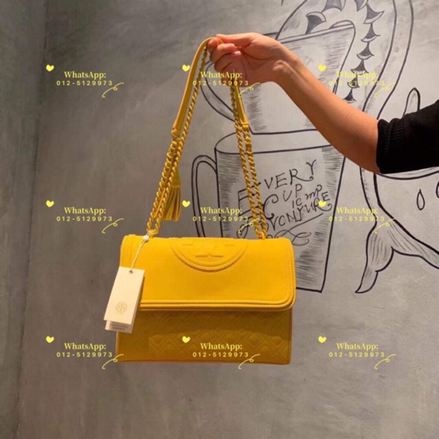 TORY BURCH Fleming Matte Convertible Shoulder Bag | Shopee Malaysia