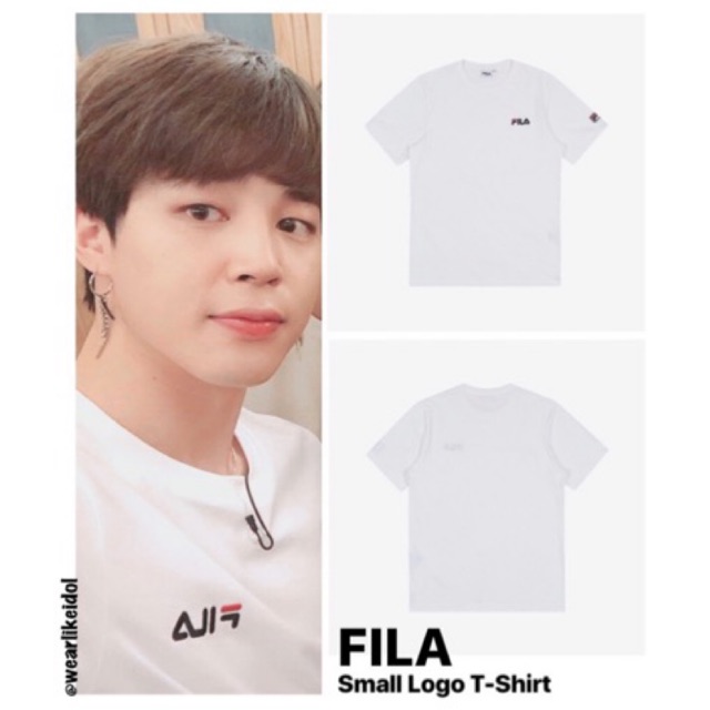 fila white t shirt