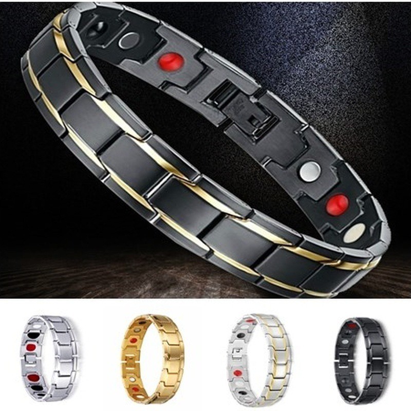 Health Energy Bracelet Bangle Men Bio Magnetic Bracelets Shopee Malaysia 8717