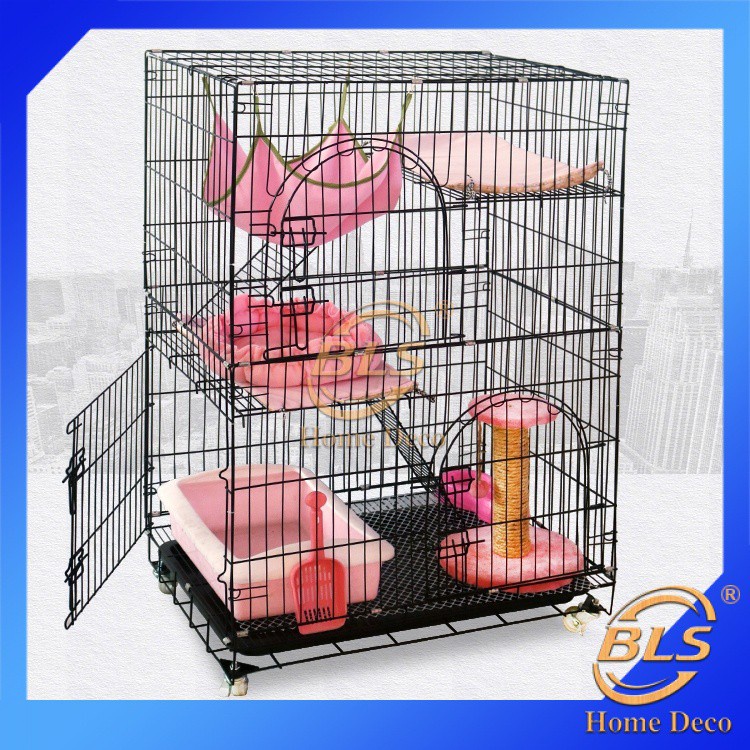 In Stock】BLS 3 LEVEL PET CAGE【READY STOCK】(60 X 42 X 100 CM) 4 