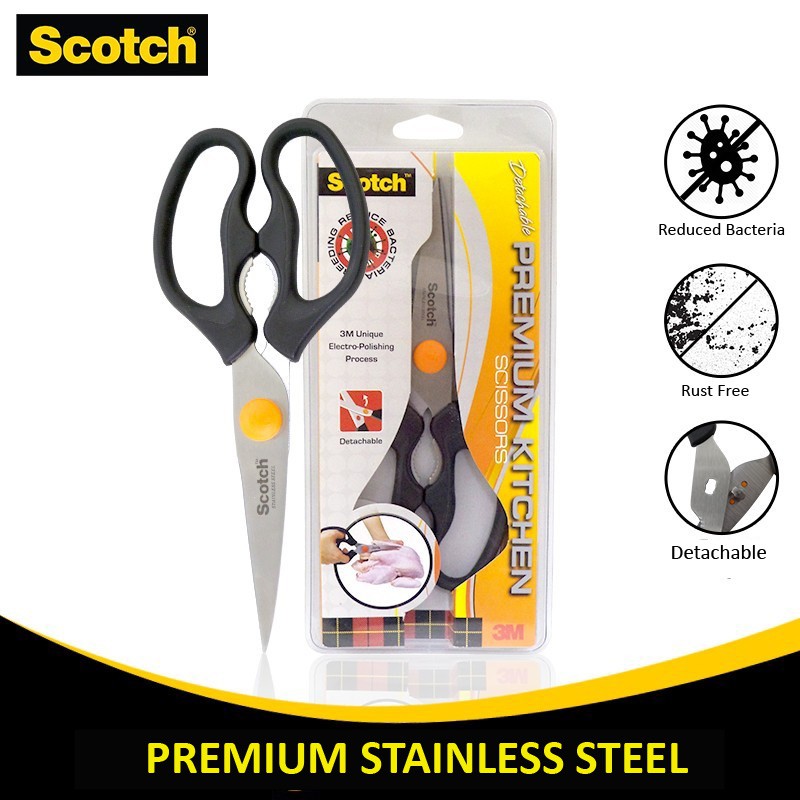 3M Scotch Kitchen Scissors Premium Detachable Corrosion Resistant