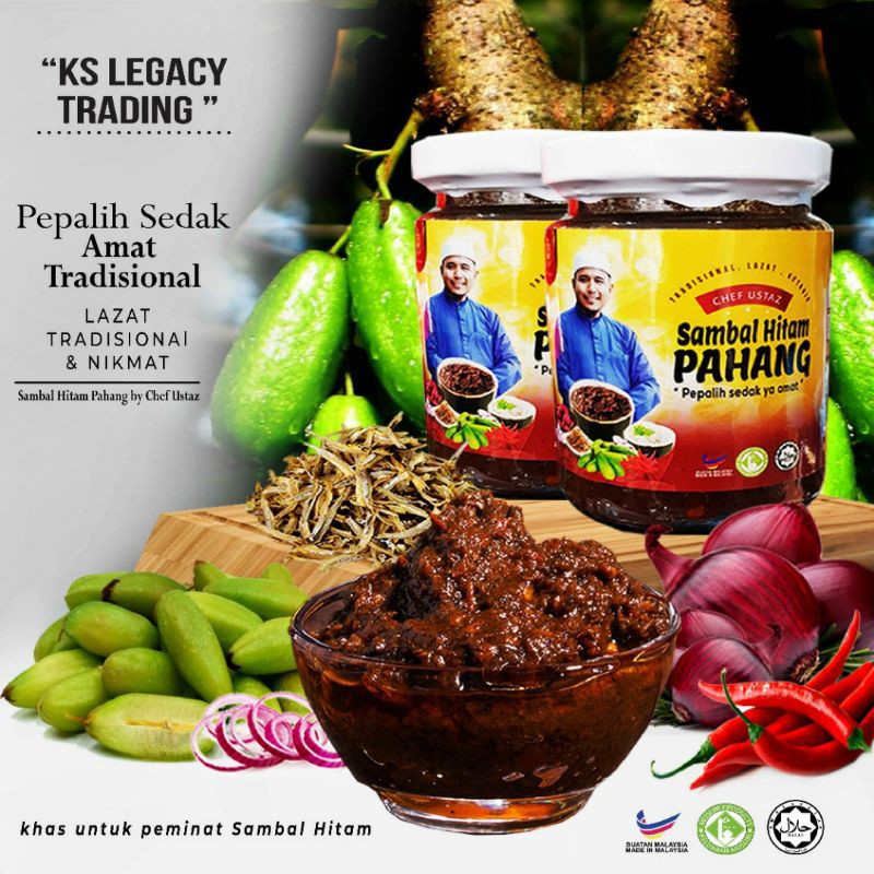 Buy Sambal Hitam Pahang Chef Ustaz Pepalih Sedap Ya Amat Seetracker Malaysia