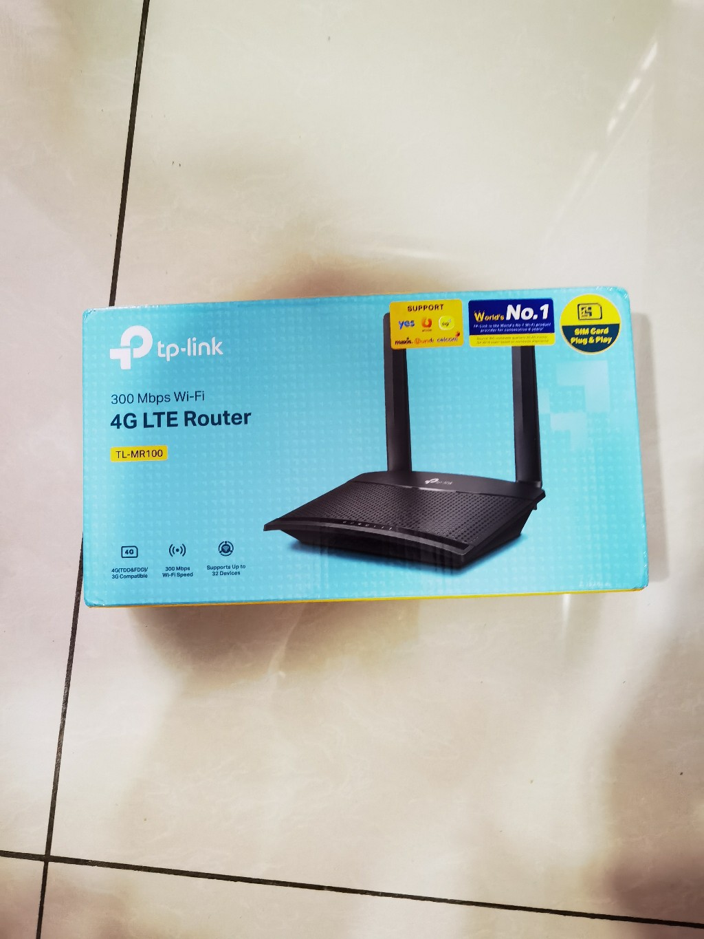 Tp Link Tl Mr100 300 Mbps Wireless N 4g Lte Router Shopee Malaysia