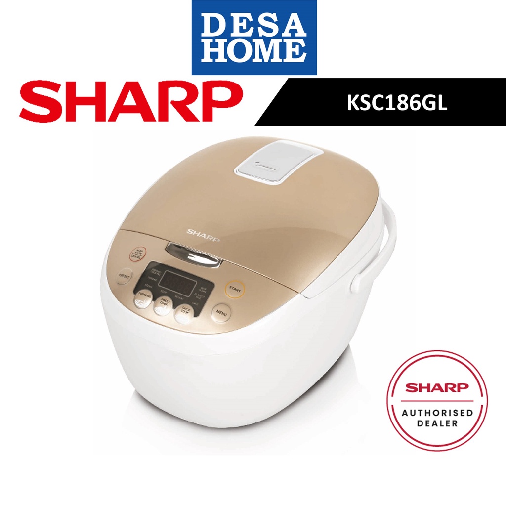 SHARP KSC186GL  1.8L DIGITAL RICE COOKER KSC-186GL