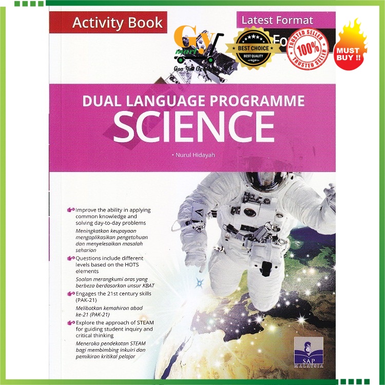 Buy Activity Book Dual Language Programme Science Form 3 Seetracker Malaysia