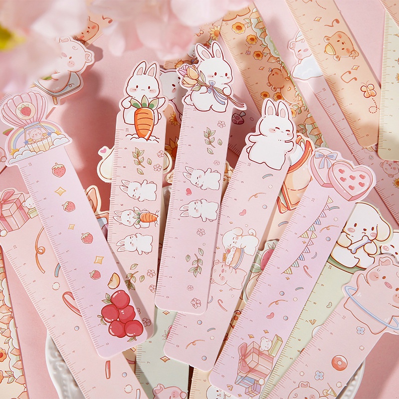 30 Pcs Kawaii Cute Animals Theme Paper Bookmarks Boxed Bookmarks Set For Women Men Girls Boys Book Lovers Stationery Supplies