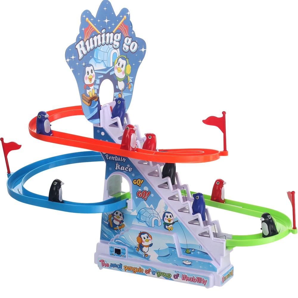 penguin race track