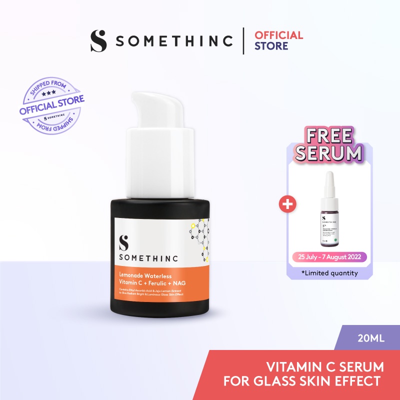 SOMETHINC Lemonade Waterless Vitamin C + Ferulic + NAG (20ml) | Shopee ...