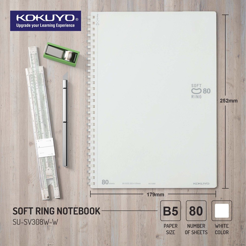 Details about   Kokuyo Soft Ring Biz A5 Notebook Ruled 