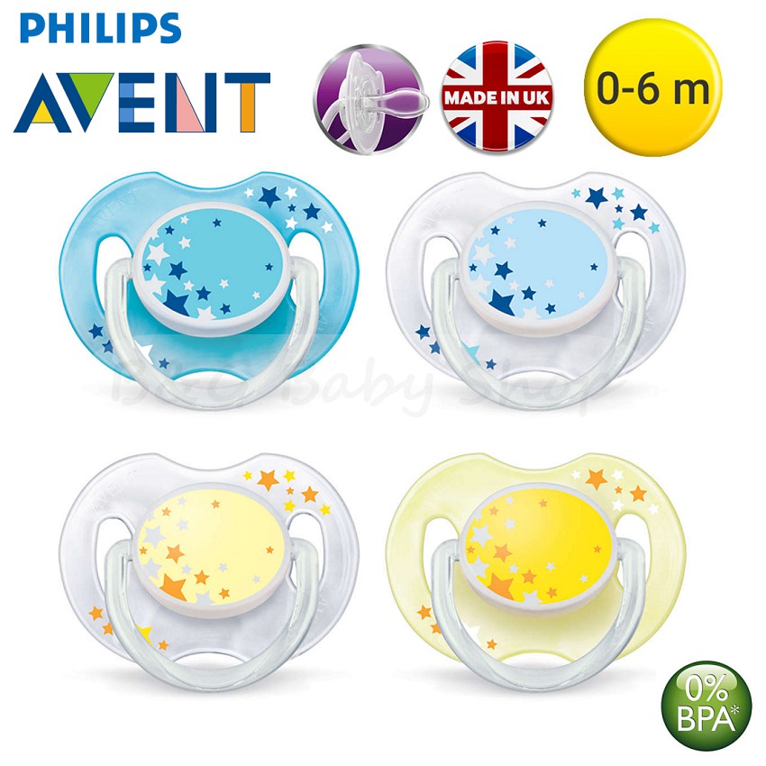 avent glow in the dark dummies