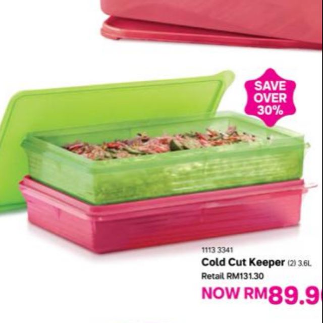 Tupperware Cool Cut Keeper 3.6L Big Storage Container (Pls Choose Colour)