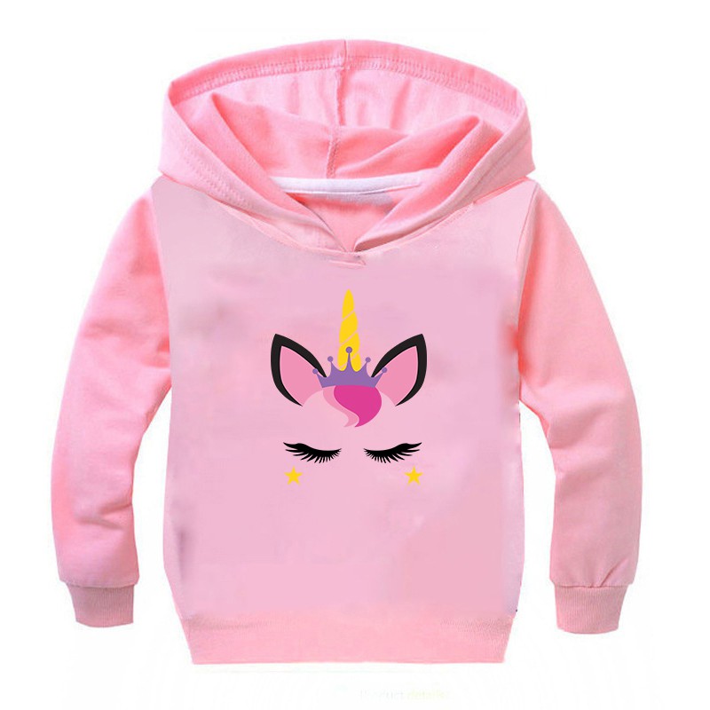 girls unicorn hoodie