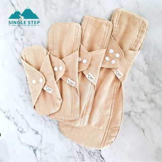 Feminine Care - Waterproof Unbleached Naturally Colored Cotton Cloth Pad 1pcs Easy Wash 水洗可重复使用防水卫生棉