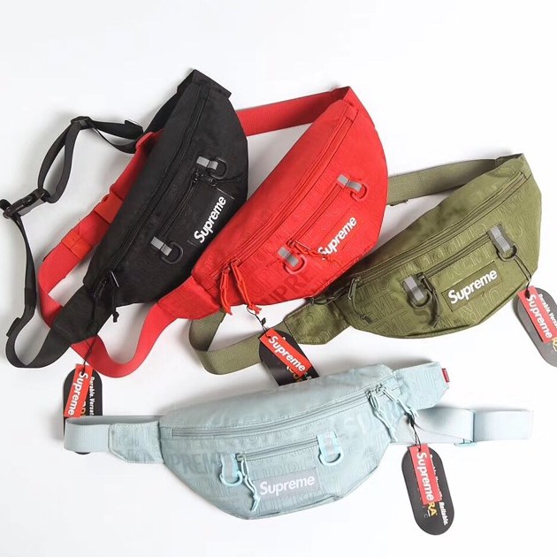 Malaysia Ready Stock] Supreme SS19 Waist Bag Chest Bag Bum Bag