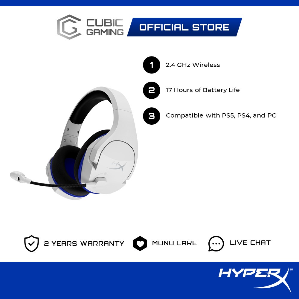 HyperX Cloud Stinger Core Wireless Gaming Headset PS4 and PS5 (4P5J1AA