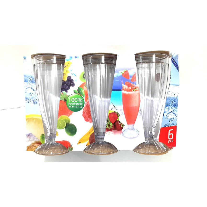 Golden Dragon fruit juice glasses - 844, 1 set contains 6 pcs