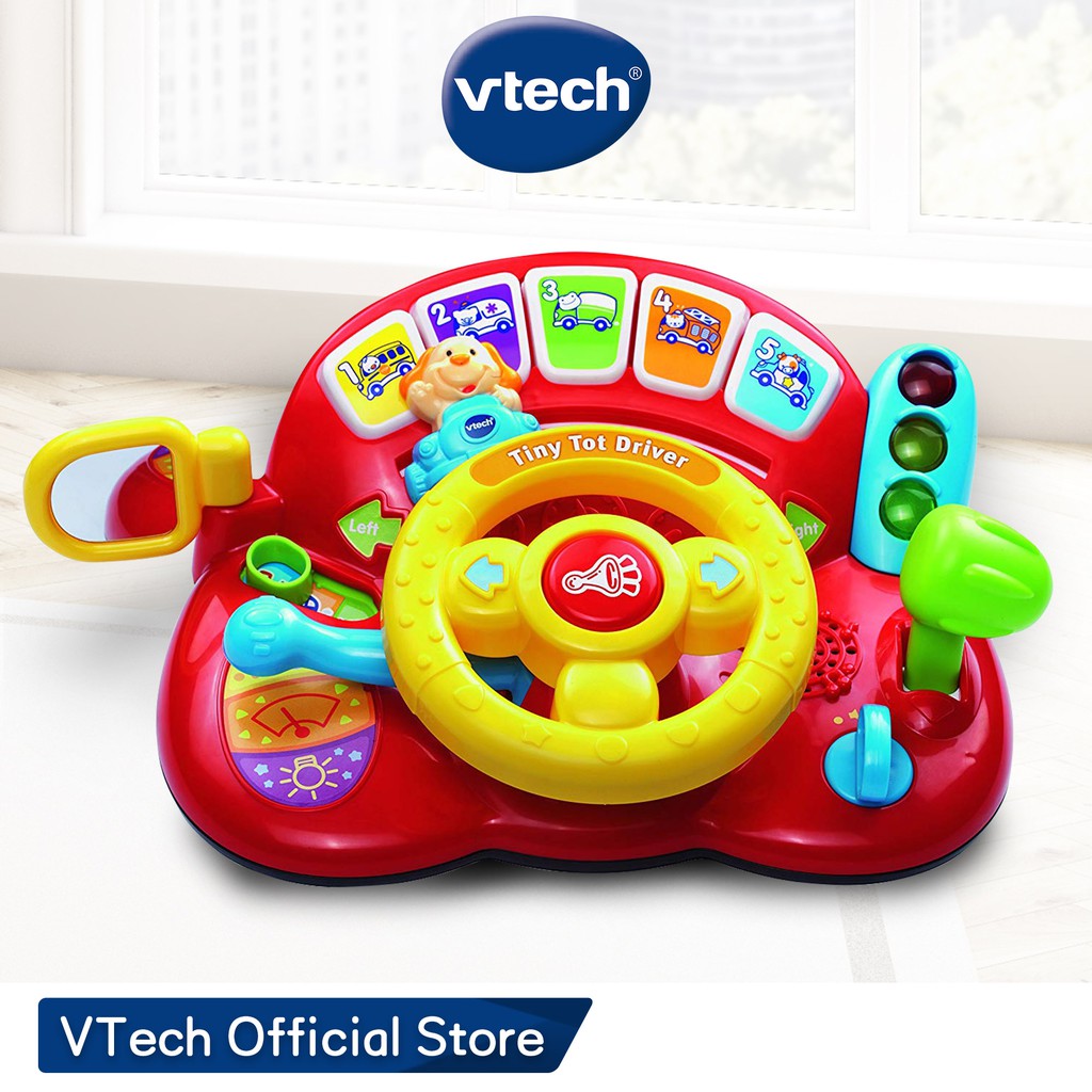 Vtech Offiical Store Tiny Tot Boys 1 Year Baby Driver Has Lights Music Early Learning Toys Kids Role Play Shopee Malaysia