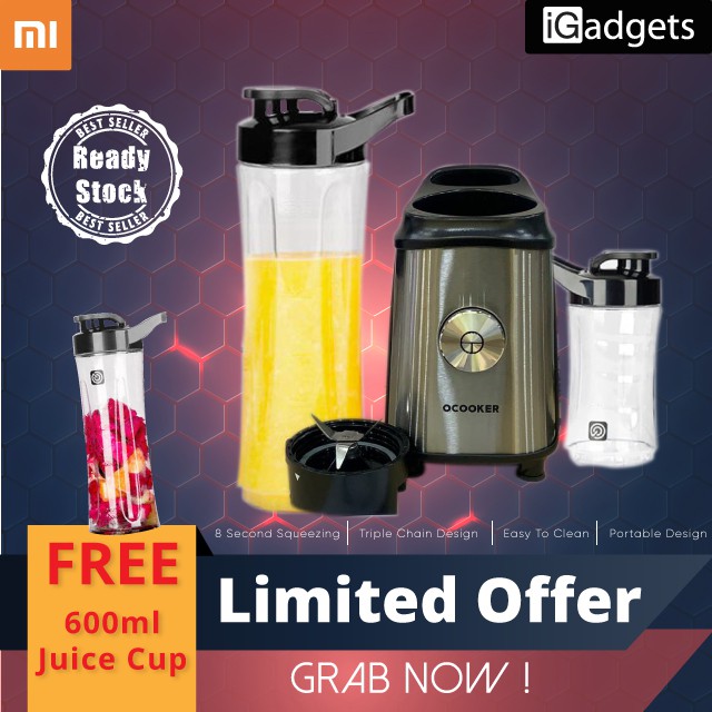 Xiaomi Mijia OCOOKER Electric Juice Extractor [1 Year Warranty