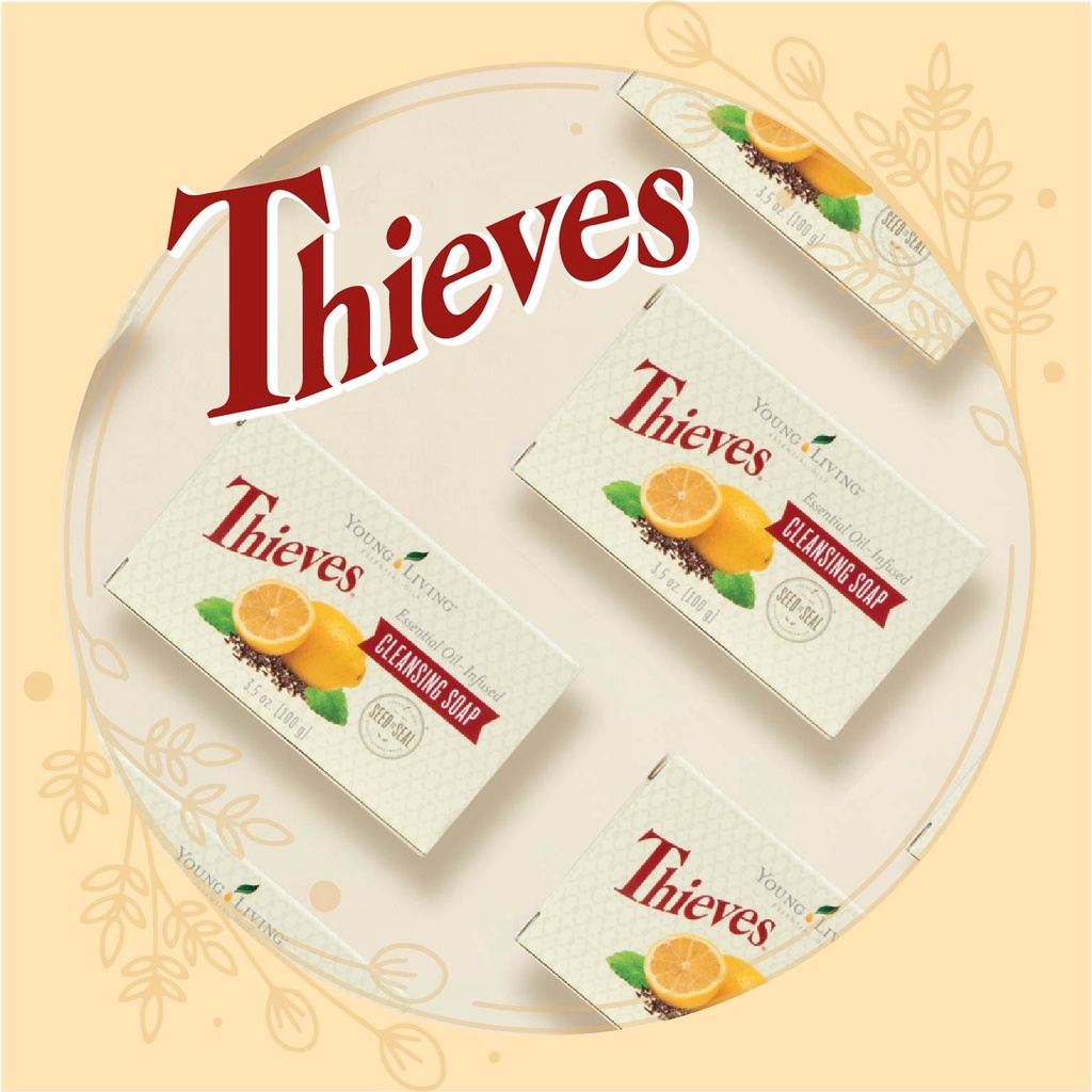 Young Living Thieves Cleansing Bar Soap Single100gm (READY STOCK