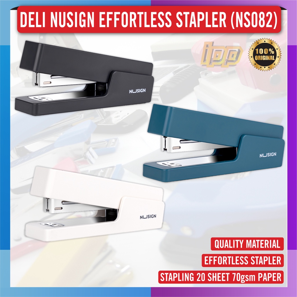 Deli Nusign Effortless Stapler / Quality Stapler (24/6 staples) NS082