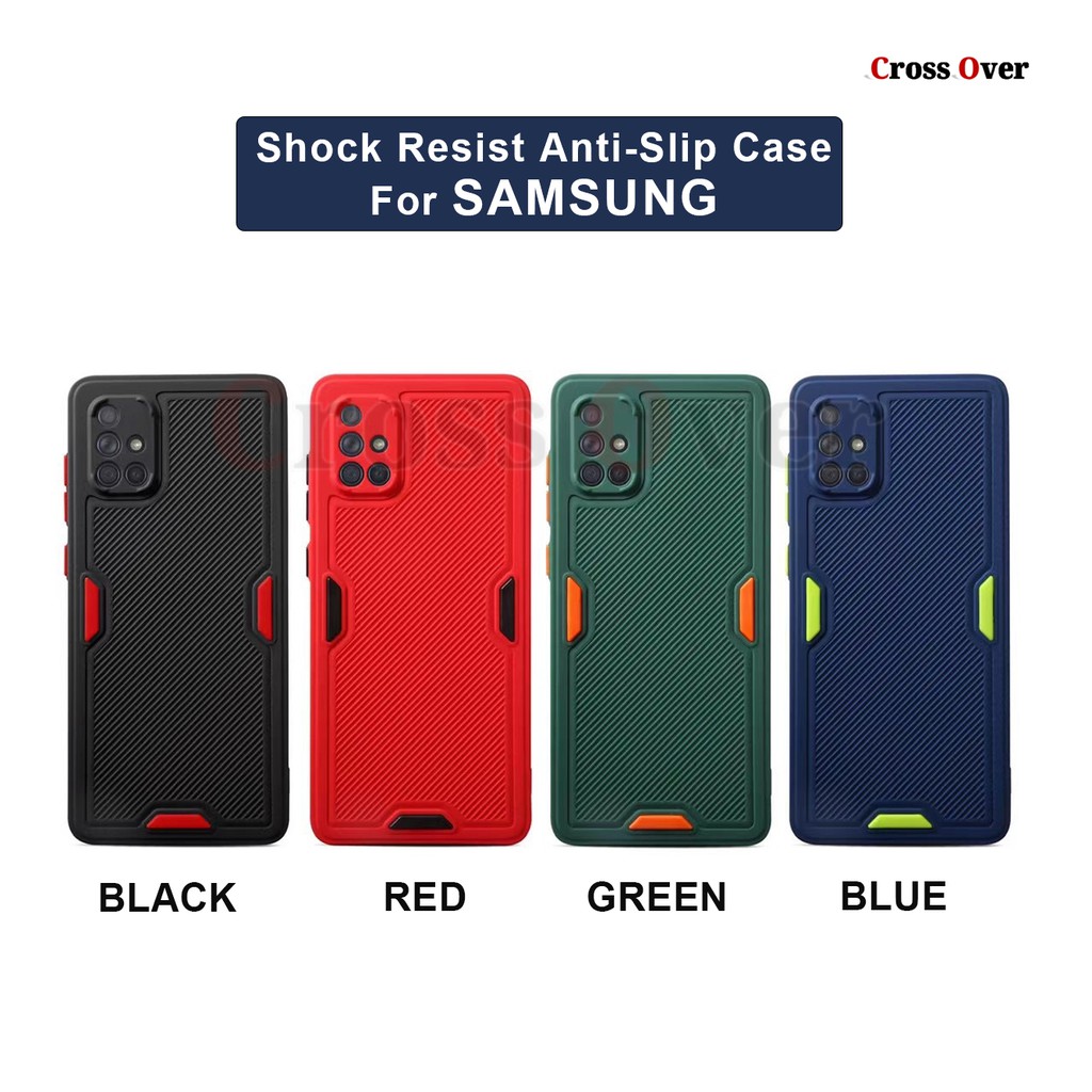 SAMSUNG A02 A02S A12 A32 A52 A72 4G 5G Straight Edge Shockproof Shock 