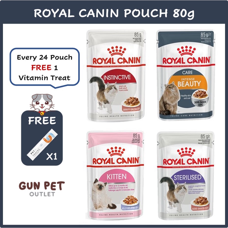 GUN PET Royal Canin Wet Food Pouch Instinctive Intense Beauty Kitten RC