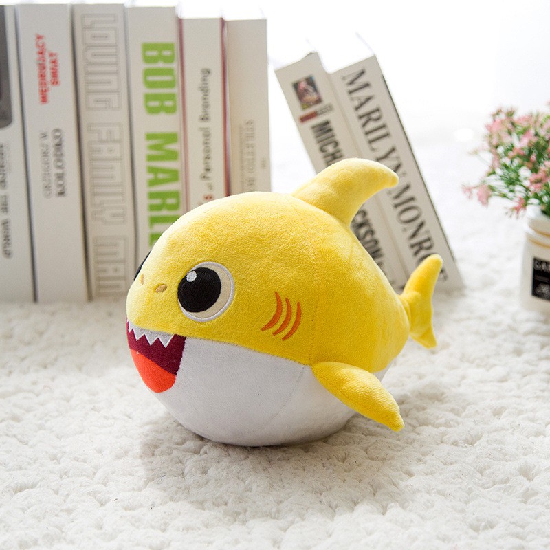 round shark plush