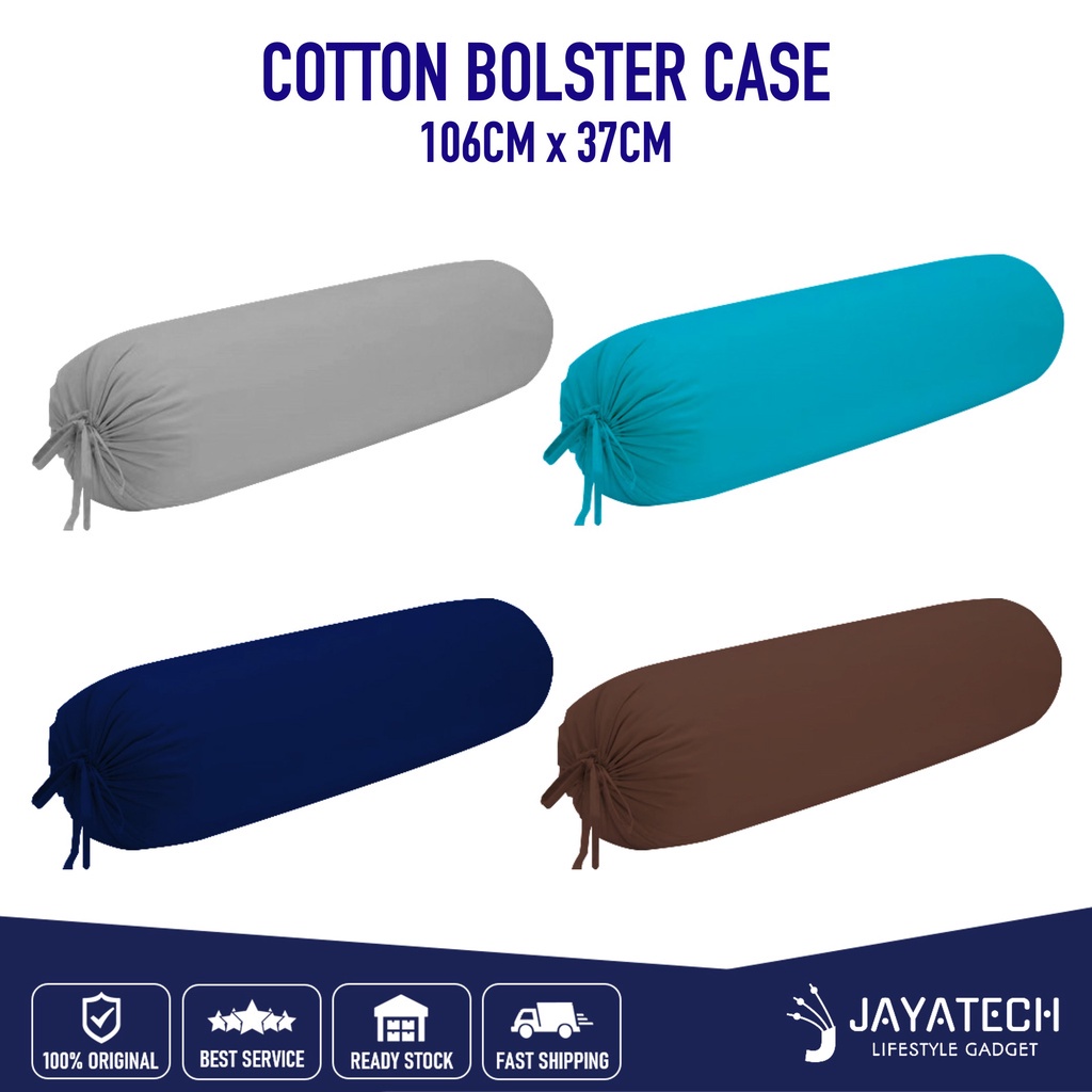 PREMIUM COTTON BOLSTER CASE / MICROFIBRE BOLSTER CASE / SARUNG PELUK / SARUNG BANTAL PELUK / PLAIN BOLSTER COVER