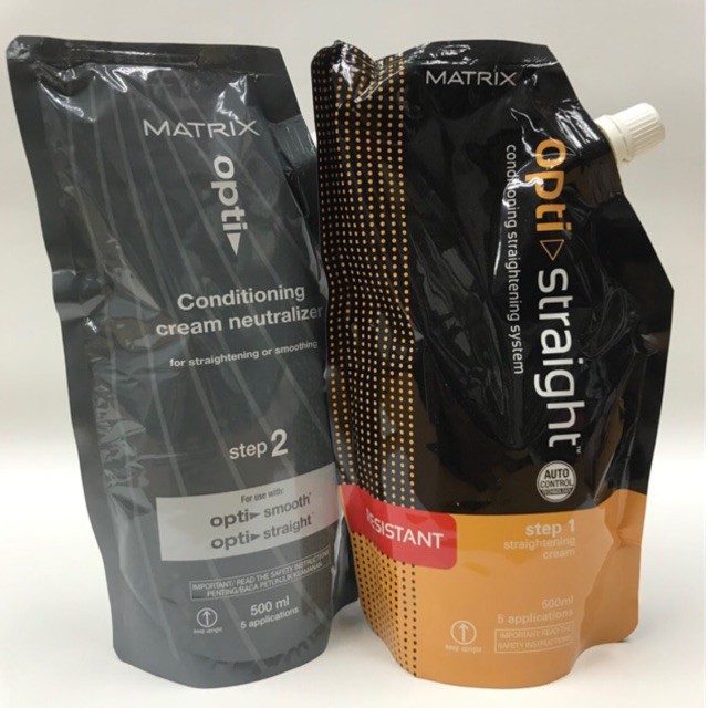 matrix hair straightening products