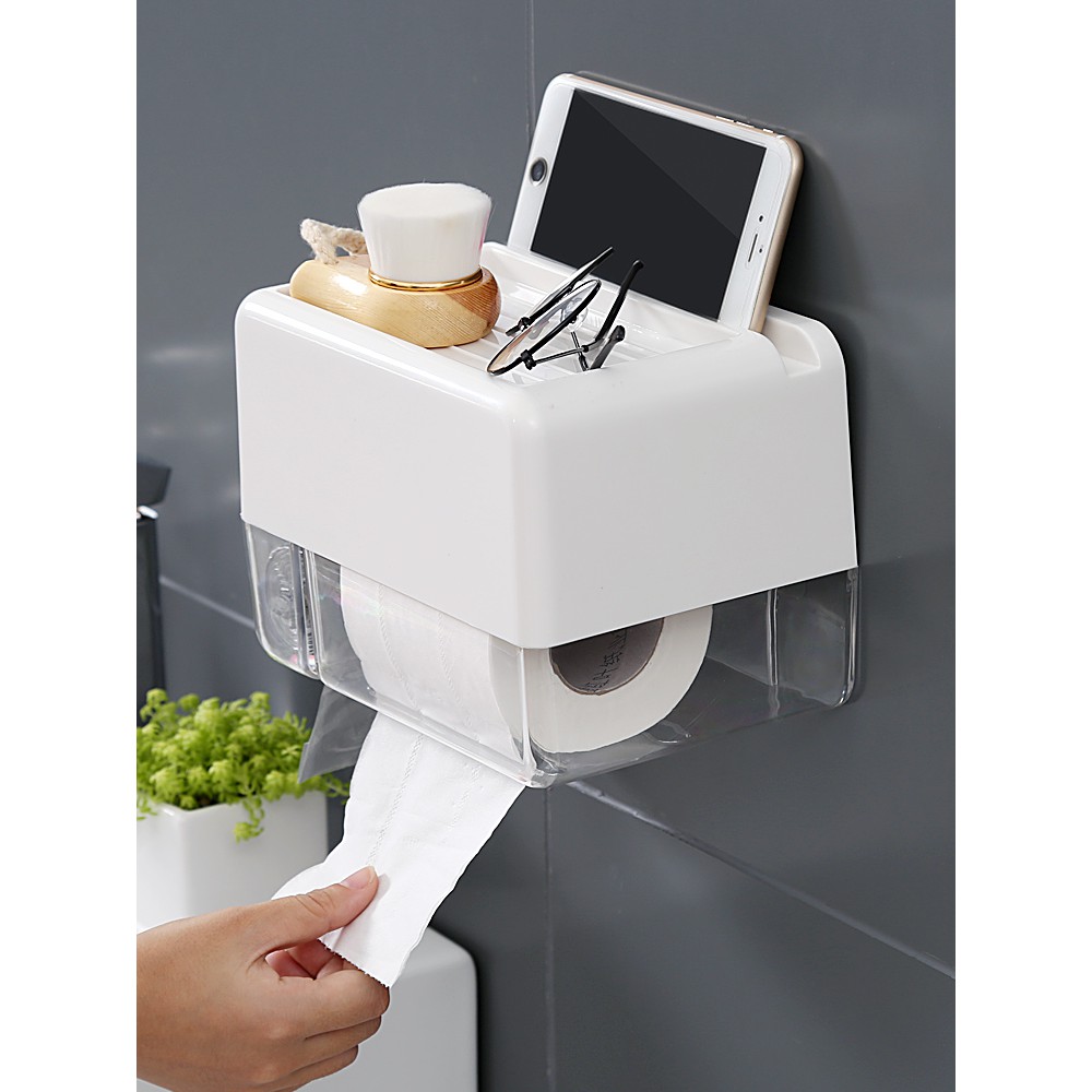 Unicoco Paper Roll Holder Towel Holder Napkin Roll Dispenser