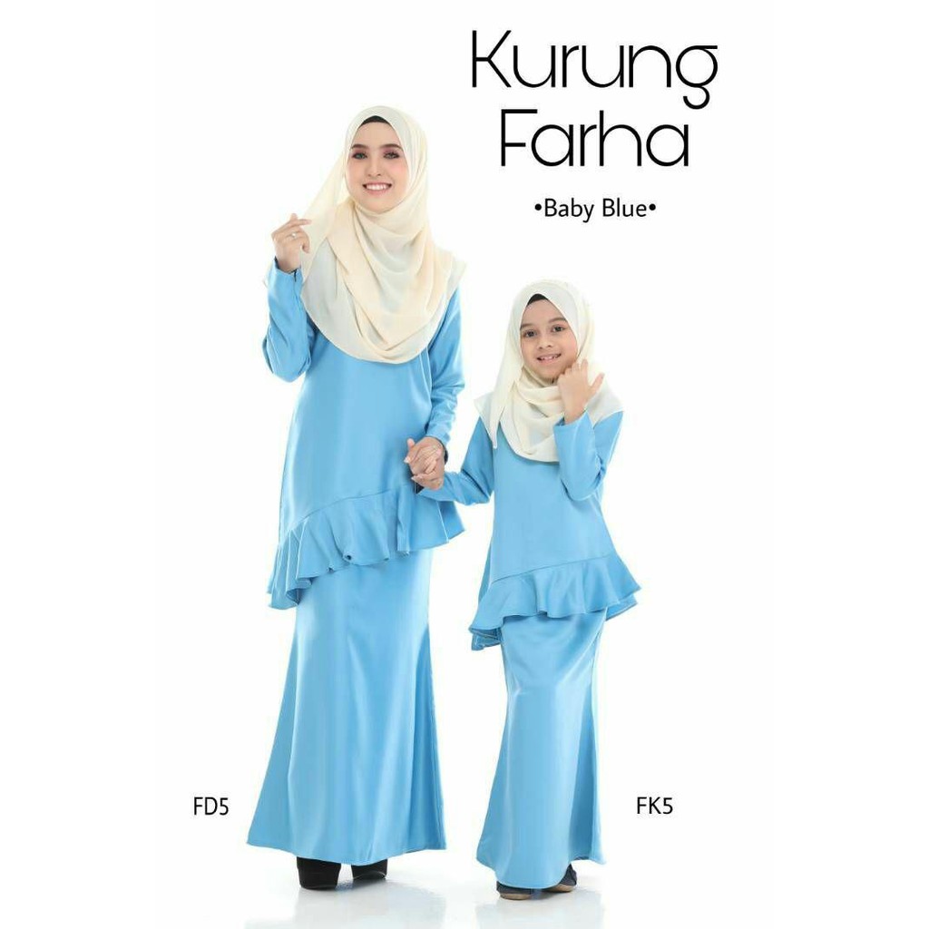 Baju Kurung Farha Pre Raya 2019 Dewasa Shopee Malaysia