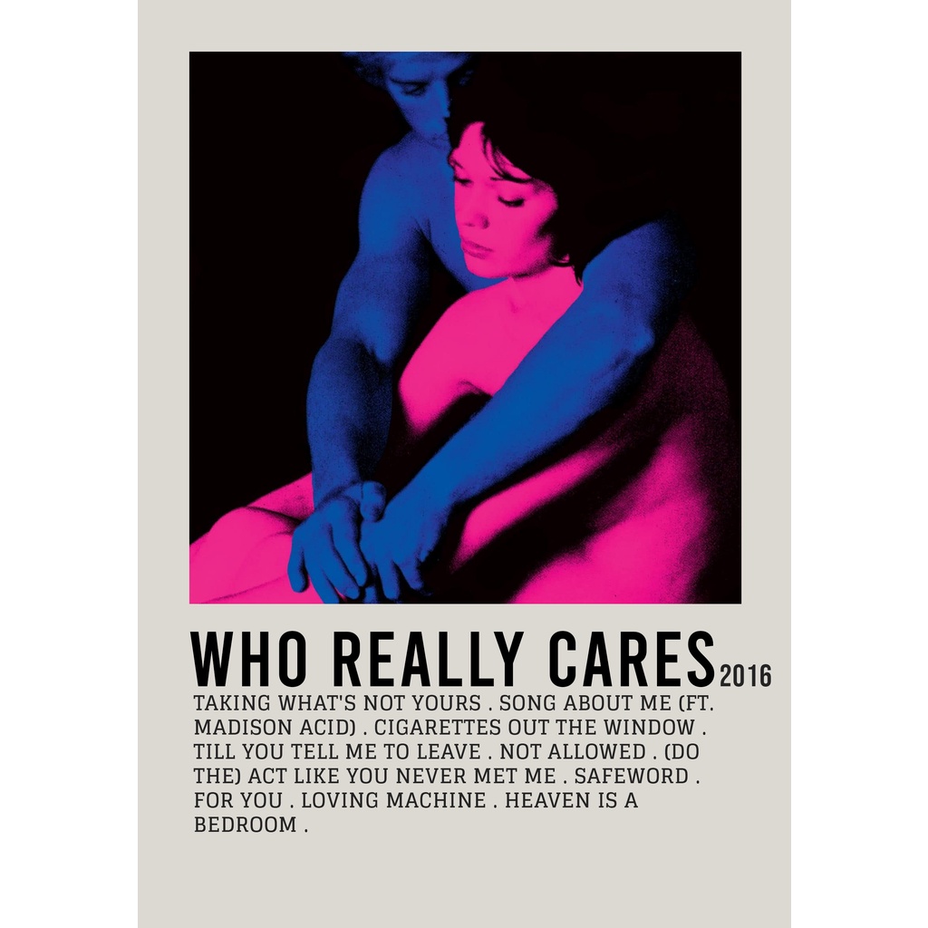 【READY STOCK】Poster Cover Album Who Really Cares byTV Girl for room/wall/gift