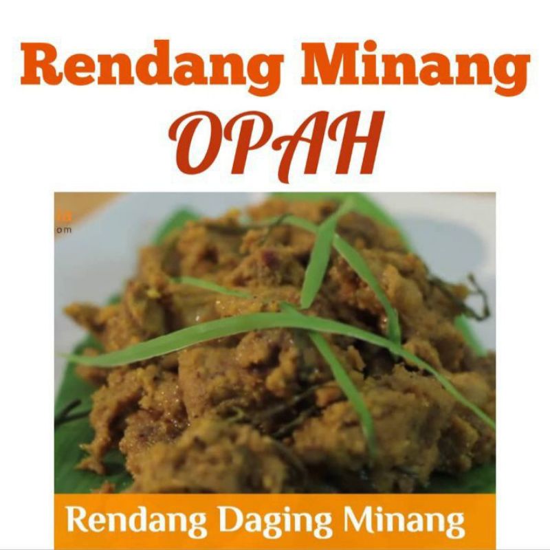 Rendang Minang Opah Shopee Malaysia