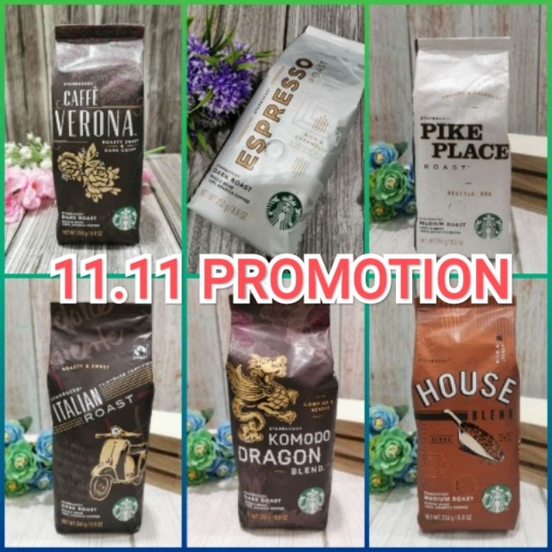 Free Drive Thru Sticker Starbucks Coffee Whole Bean Pack
