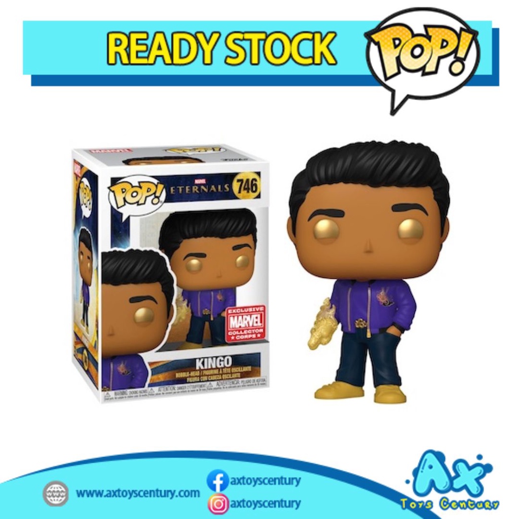 Funko Pop! The Eternals - Kingo #746 Exclusive 100% Genuine
