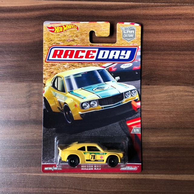 Hot Wheels Mazda RX3 race day yellow | Shopee Malaysia