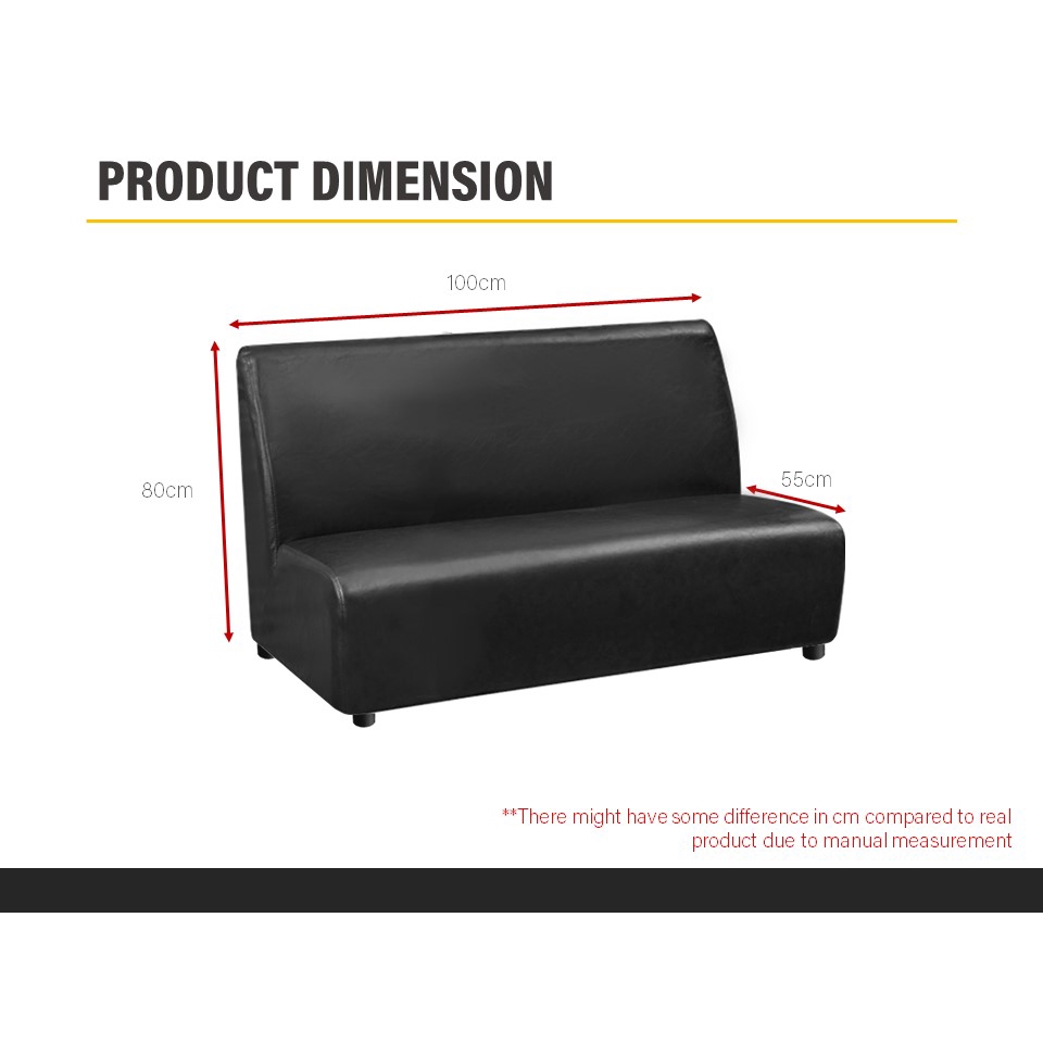 FINSSO: Felix Premium PU Leather Sofa Set / Restaurant Sofa Set With Table / Cafe Sofa & Coffee table