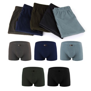 5 Pack Men Underwear Cotton Comfortable Large Size Boxer For Boy Shorts