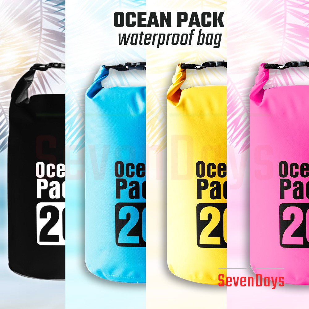 Sevendays Ocean Pack Waterproof Dry Bag (3L/5L/10L/15L/20L) Strap Fishing Outdoor Backpack Swim Camping Beg Kalis Air