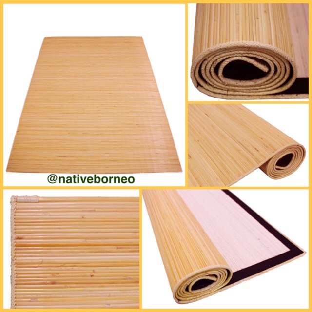 Lampit 140 x 200 [T001] - Handmade Rattan Lampit, Traditional Rattan Mat, Kalimantan Rattan Carpet, Kalimantan Mat, Thick Lampit, Export Quality Carpet, Japanese Tatami Carpet, Rugnatural, Handwoven Rug, Handicraft