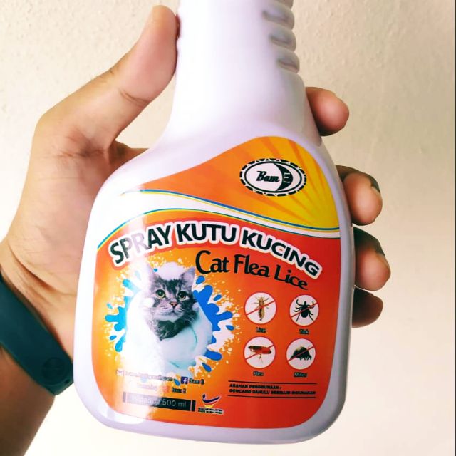 UBAT KURAP KUCING UBAT KUTU KUCING BULU GUGUR CAT FLEA LICE ORGANIK