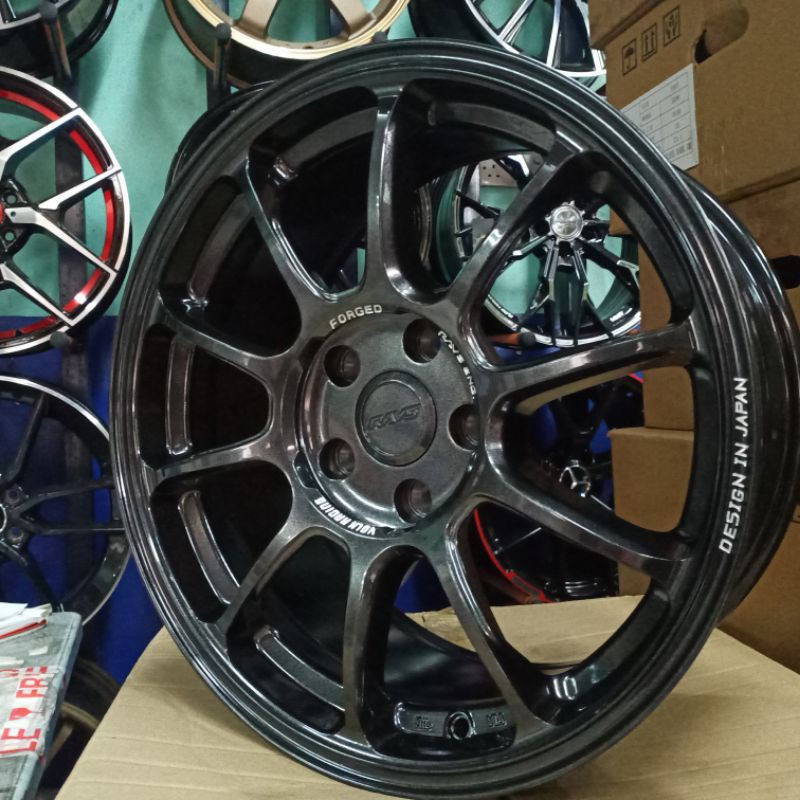 New Sport Rim 17 Inch Rays Ze40 Design Golf Jetta A180 Shopee Malaysia