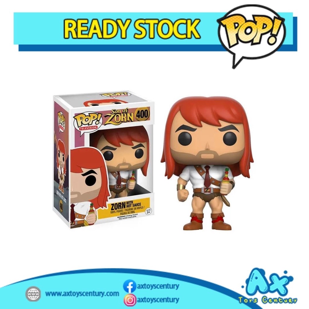 Funko Pop!  Television: Son Of Zorn - Zorn With Hot Sauce #400 100% Genuine