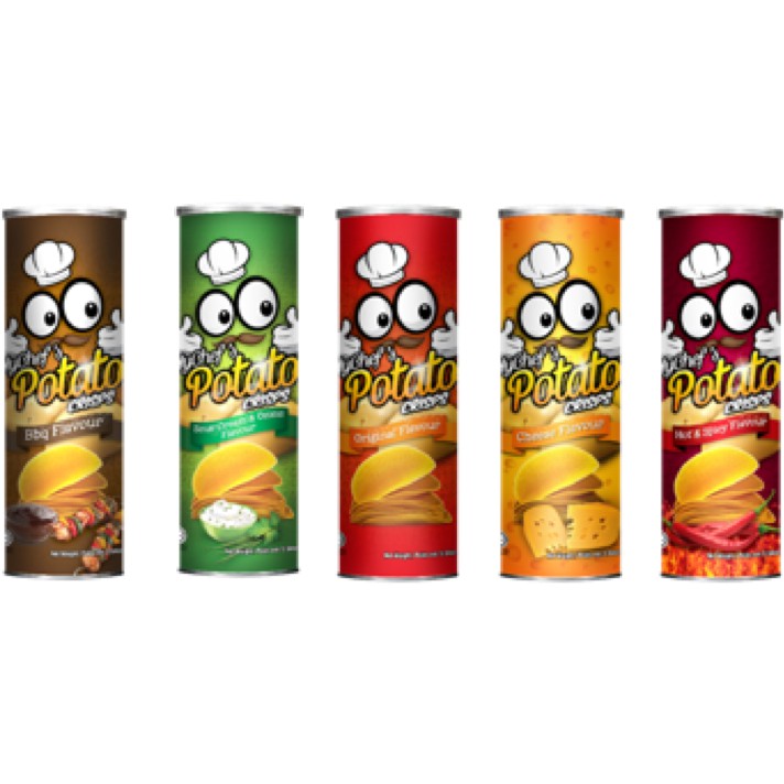 Mychef S Potato Crisps 160g X 3 Unit Shopee Malaysia