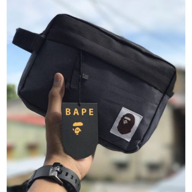 bape clutch bag